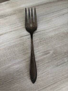 Vintage Antique Serving Fork - Marked with “Oneida Community Par Plate” 1915